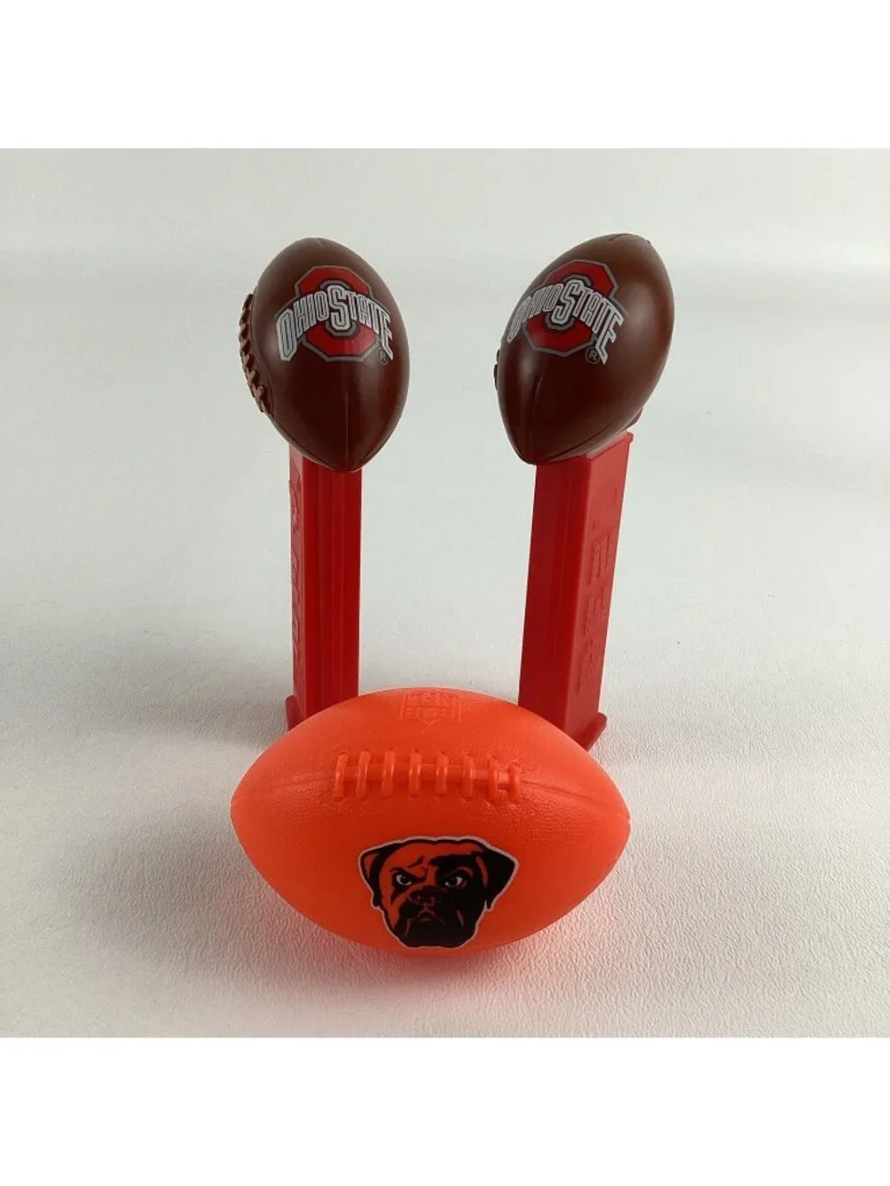 Ohio Football NFL Cleveland Browns Dawg Pound Ball Ohio State Pez Dispensers Lot